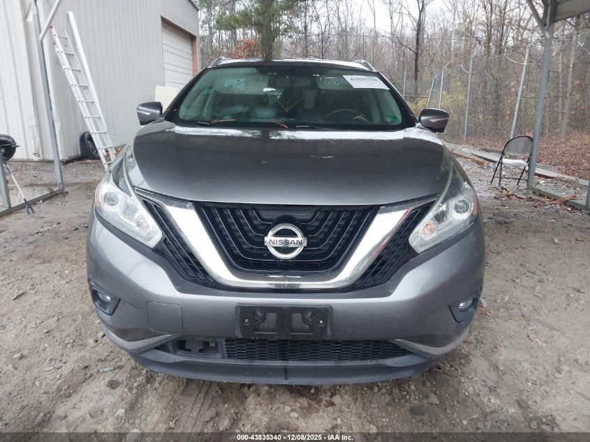 2015 Nissan Murano Platinum VIN: 5N1AZ2MH5FN215855 Lot: 43835340