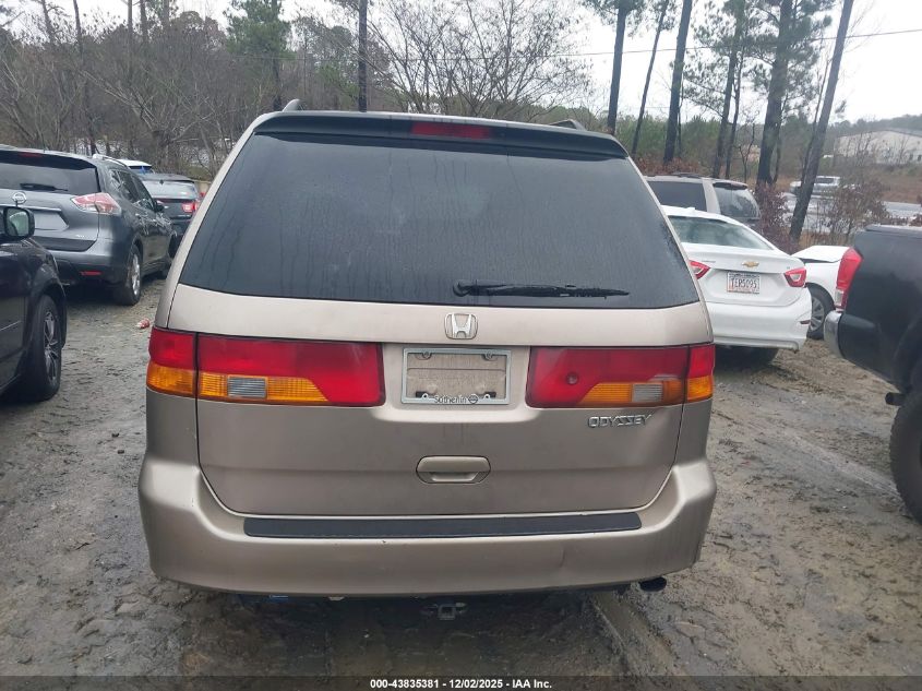 2004 Honda Odyssey Ex-L VIN: 5FNRL18914B113938 Lot: 43835381