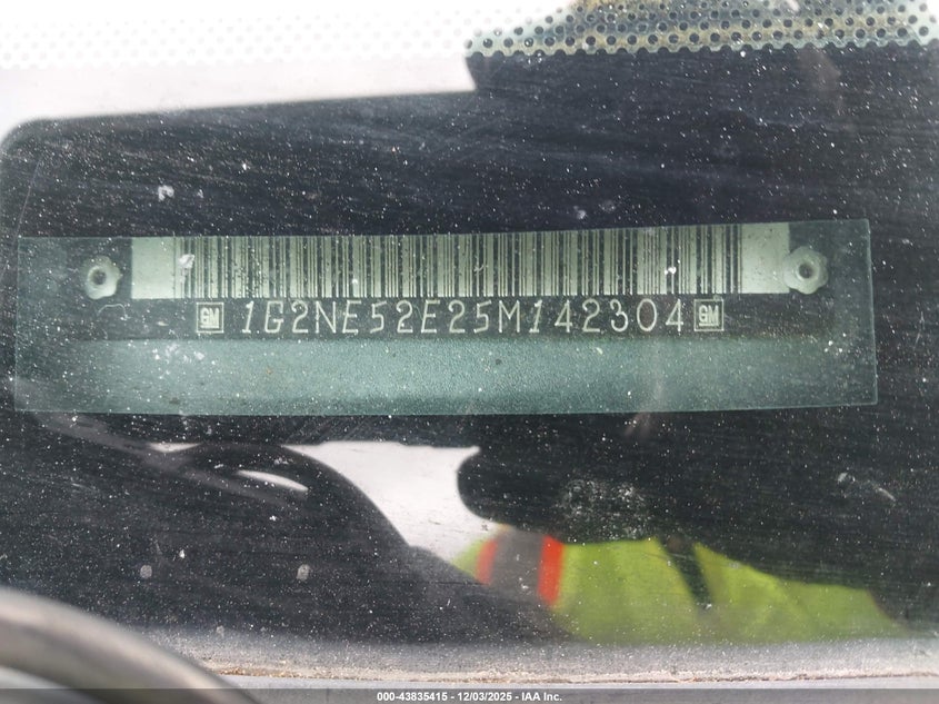 1G2NE52E25M142304 2005 PONTIAC GRAND AM photo no. 9