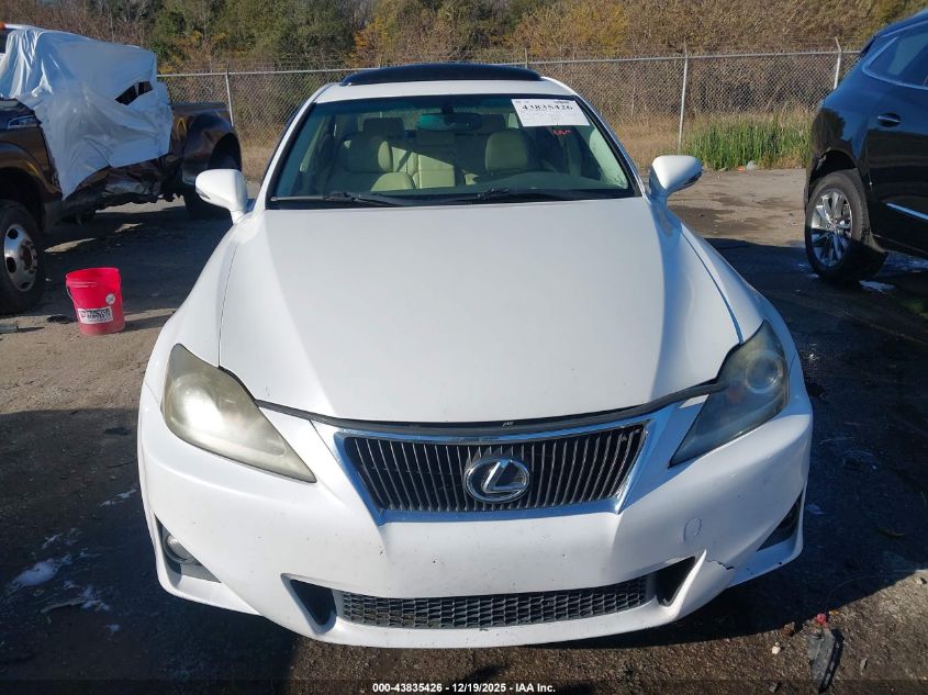 2013 Lexus Is 250 VIN: JTHBF5C27D5185981 Lot: 43835426