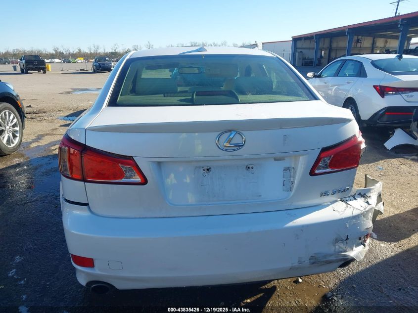 2013 Lexus Is 250 VIN: JTHBF5C27D5185981 Lot: 43835426