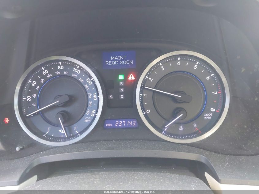 2013 Lexus Is 250 VIN: JTHBF5C27D5185981 Lot: 43835426