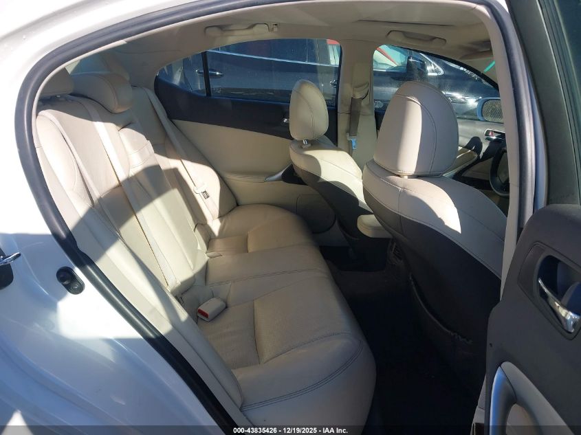 2013 Lexus Is 250 VIN: JTHBF5C27D5185981 Lot: 43835426