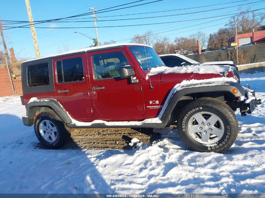 2007 Jeep Wrangler Unlimited X VIN: 1J4GA39107L187672 Lot: 43835433