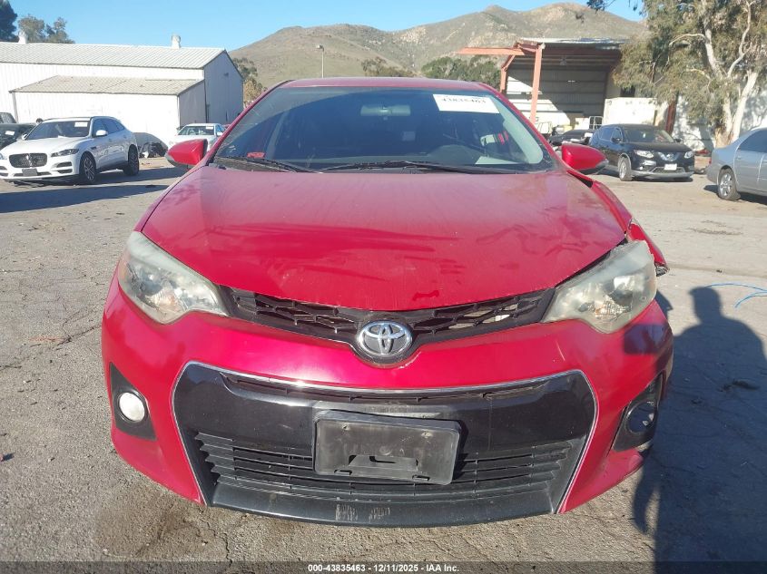 2015 Toyota Corolla S Plus VIN: 2T1BURHE5FC384034 Lot: 43835463