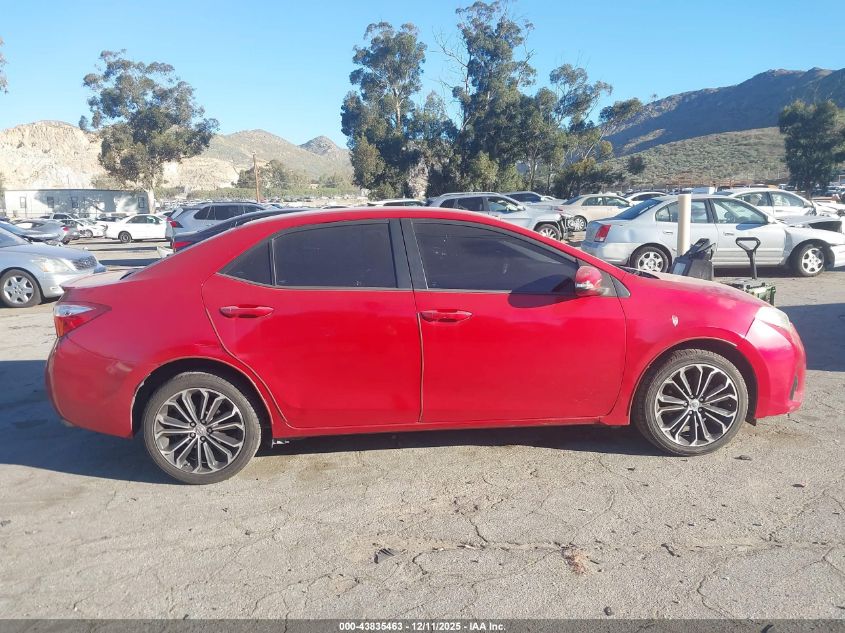 2015 Toyota Corolla S Plus VIN: 2T1BURHE5FC384034 Lot: 43835463