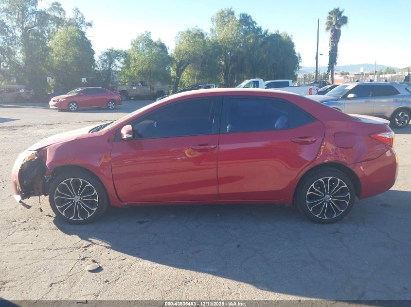 2015 Toyota Corolla S Plus VIN: 2T1BURHE5FC384034 Lot: 43835463