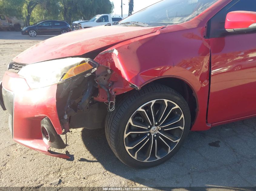 2015 Toyota Corolla S Plus VIN: 2T1BURHE5FC384034 Lot: 43835463