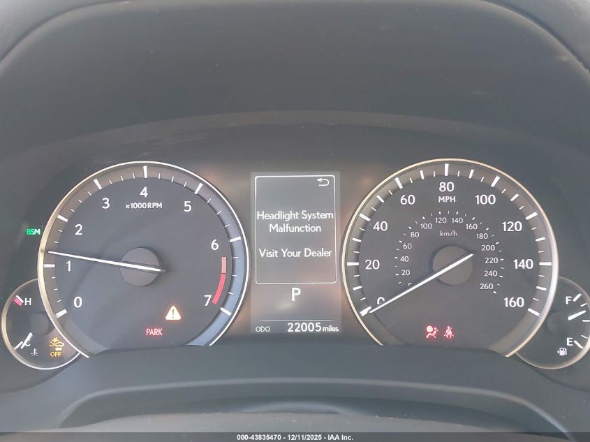 2022 Lexus Rx 350 VIN: 2T2HZMDA5NC326713 Lot: 43835470