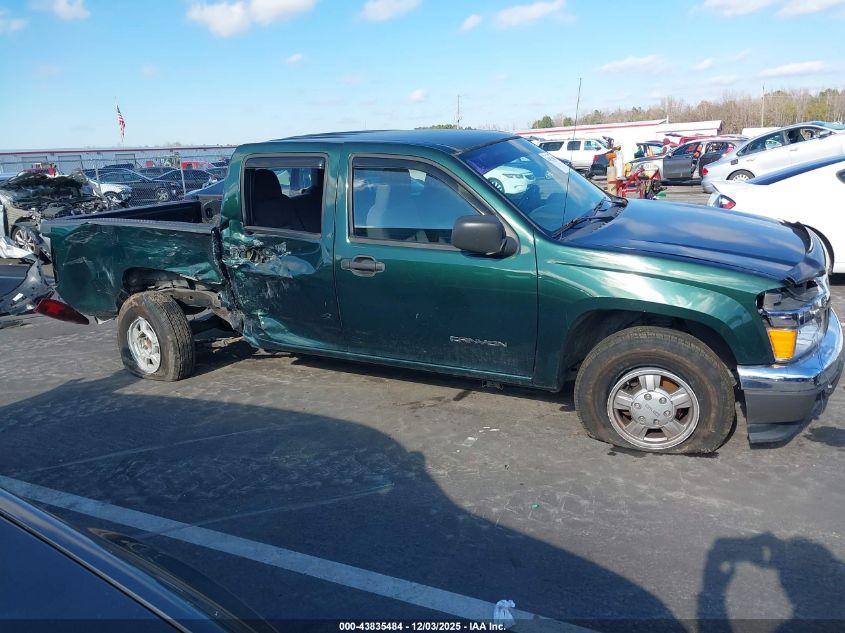 2005 GMC Canyon Sle VIN: 1GTCS136458129929 Lot: 43835484