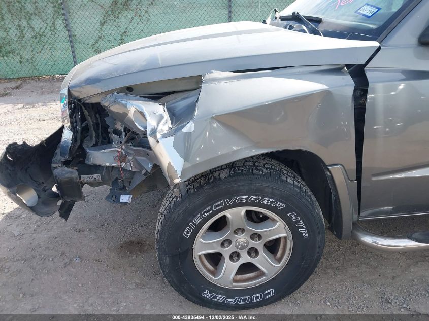 2006 Dodge Dakota Slt VIN: 1D7HW48N76S714946 Lot: 43835494