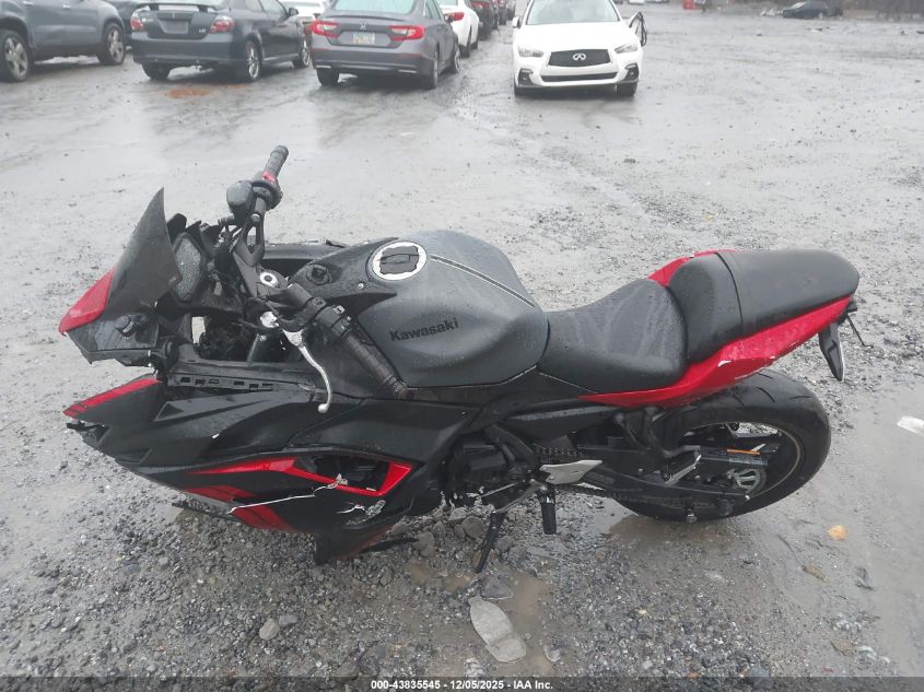 2024 Kawasaki Ex650 P VIN: ML5EXEP16RDAC4847 Lot: 43835545