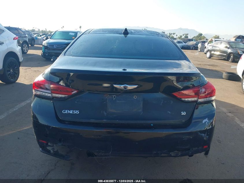 2015 Hyundai Genesis 5.0 VIN: KMHGN4JF9FU046093 Lot: 43835577