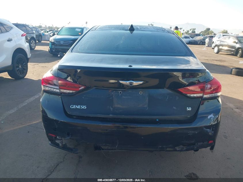 2015 Hyundai Genesis 5.0 VIN: KMHGN4JF9FU046093 Lot: 43835577