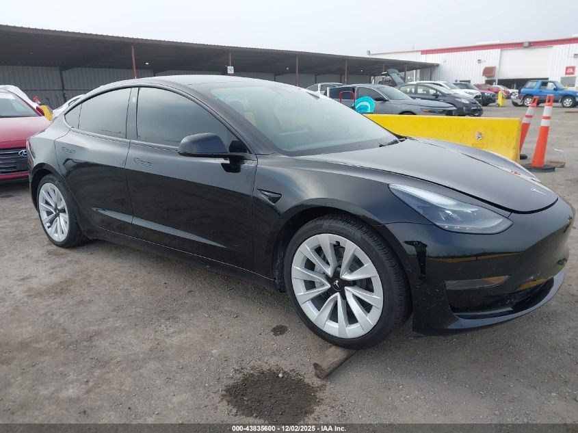 TESLA MODEL 3 REAR-WHEEL DRIVE