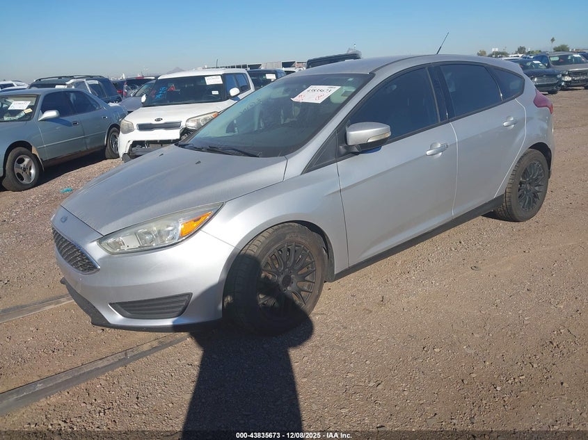 Vin: 1fadp3k20fl326715, lot: 44331164, ford focus se 20152
