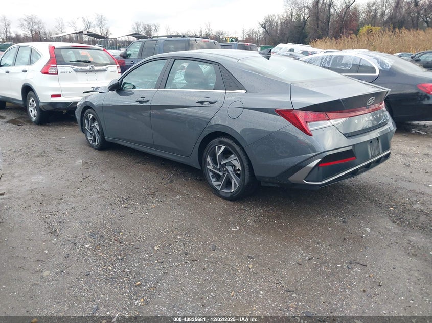 VIN KMHLS4DG9SU923896 2025 HYUNDAI ELANTRA SEL CONVENIENCE