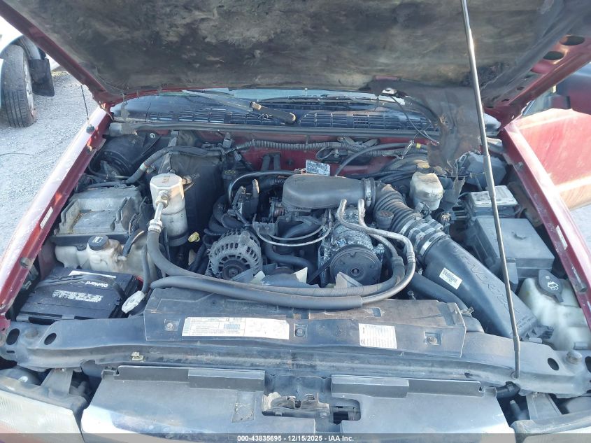 2002 GMC Sonoma Sls VIN: 1GTDT13W42K210235 Lot: 43835695