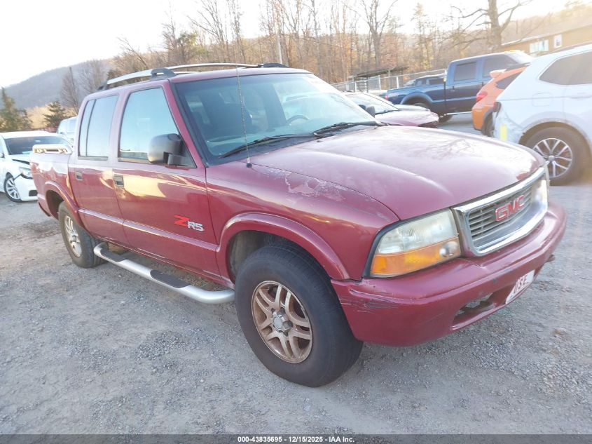 2002 GMC Sonoma Sls VIN: 1GTDT13W42K210235 Lot: 43835695