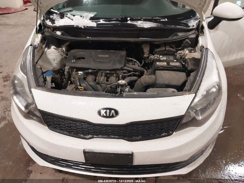 2016 Kia Rio Lx VIN: KNADM4A32G6689792 Lot: 43835723