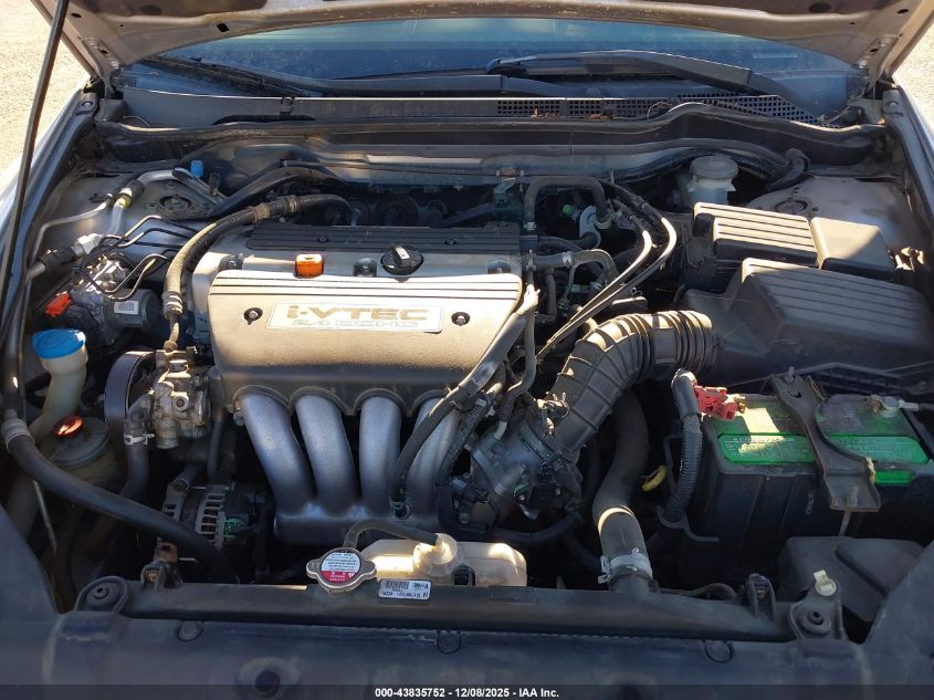 2003 Honda Accord 2.4 Lx VIN: 1HGCM72273A029939 Lot: 43835752