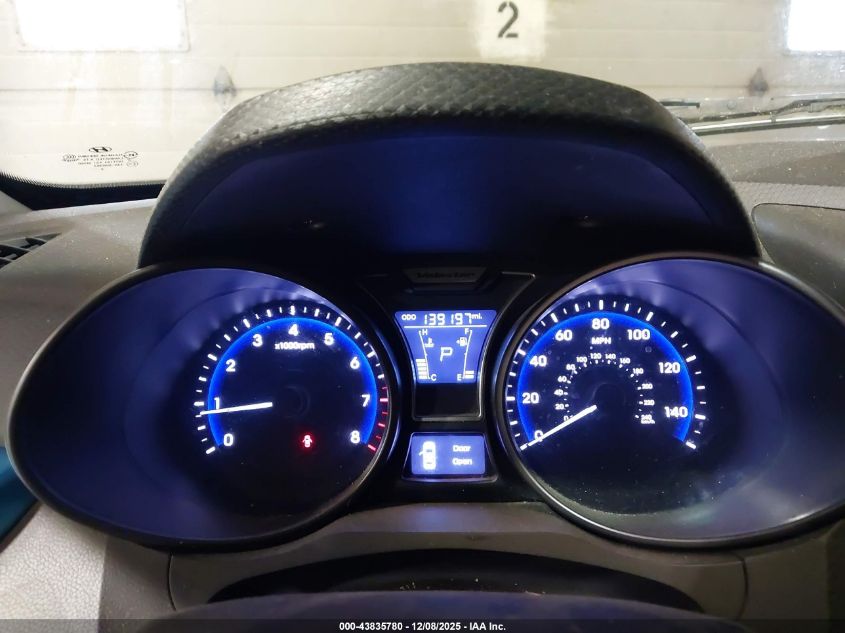 2013 Hyundai Veloster Turbo W/Black VIN: KMHTC6AE2DU111452 Lot: 43835780