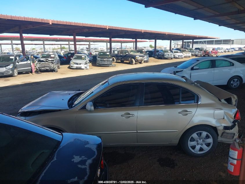 2008 Kia Optima Lx VIN: KNAGE123185169811 Lot: 43835781