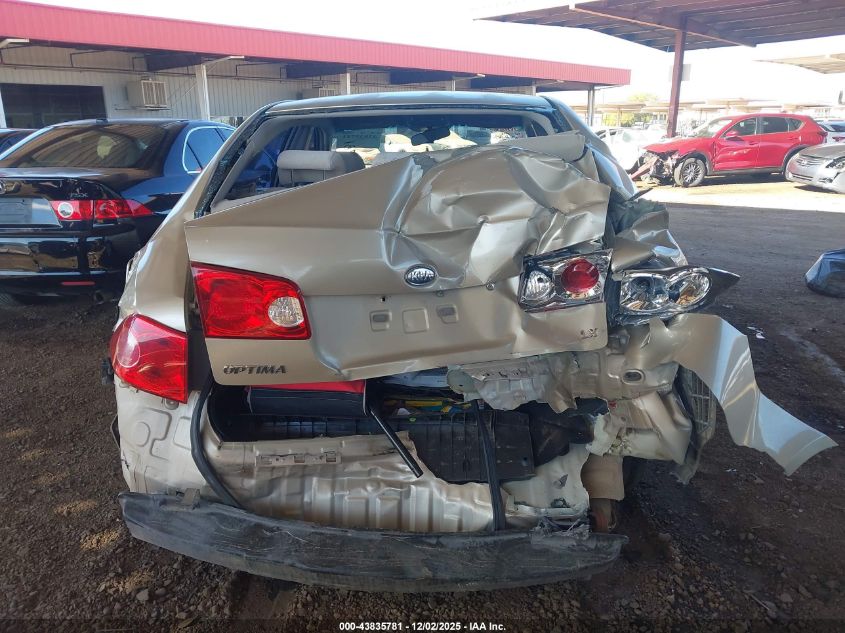 2008 Kia Optima Lx VIN: KNAGE123185169811 Lot: 43835781