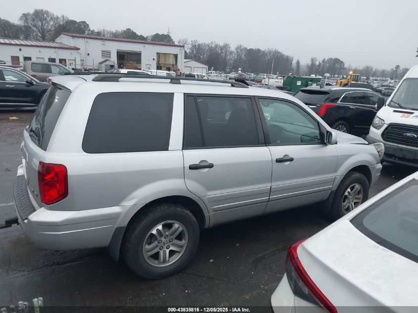 2004 Honda Pilot Ex-L VIN: 2HKYF18504H529559 Lot: 43835816