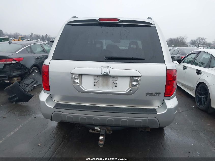 2004 Honda Pilot Ex-L VIN: 2HKYF18504H529559 Lot: 43835816