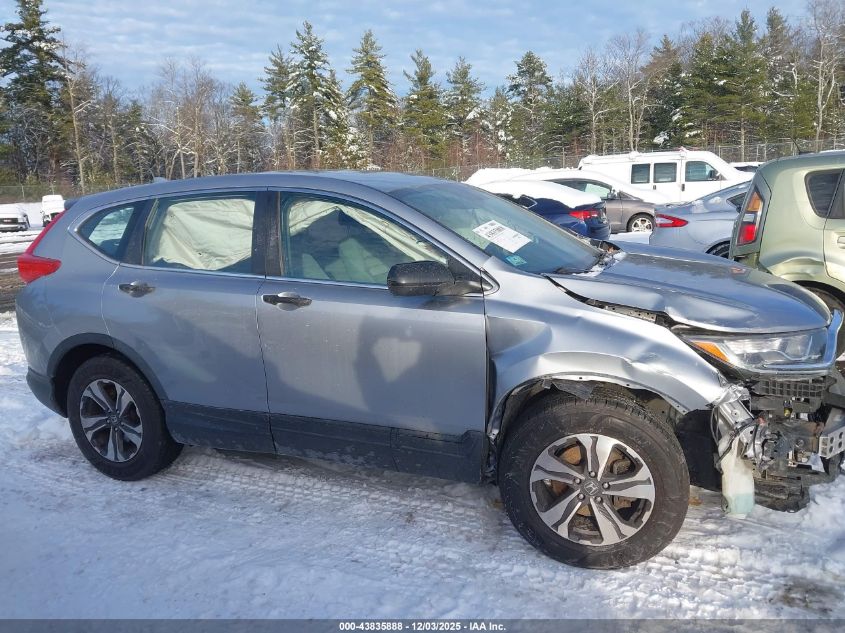 2017 Honda Cr-V Lx VIN: 5J6RW6H37HL002100 Lot: 43835888