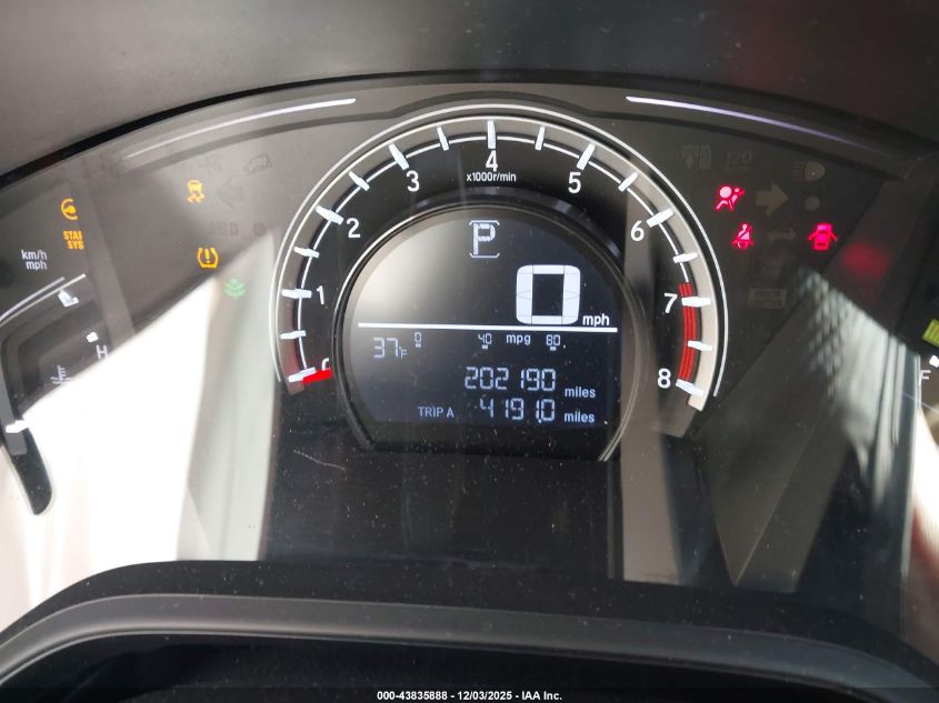 2017 Honda Cr-V Lx VIN: 5J6RW6H37HL002100 Lot: 43835888