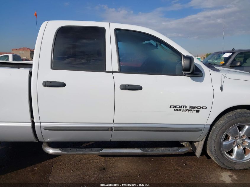 2004 Dodge Ram 1500 Slt/Laramie VIN: 1D7HA18N64S595541 Lot: 43835890