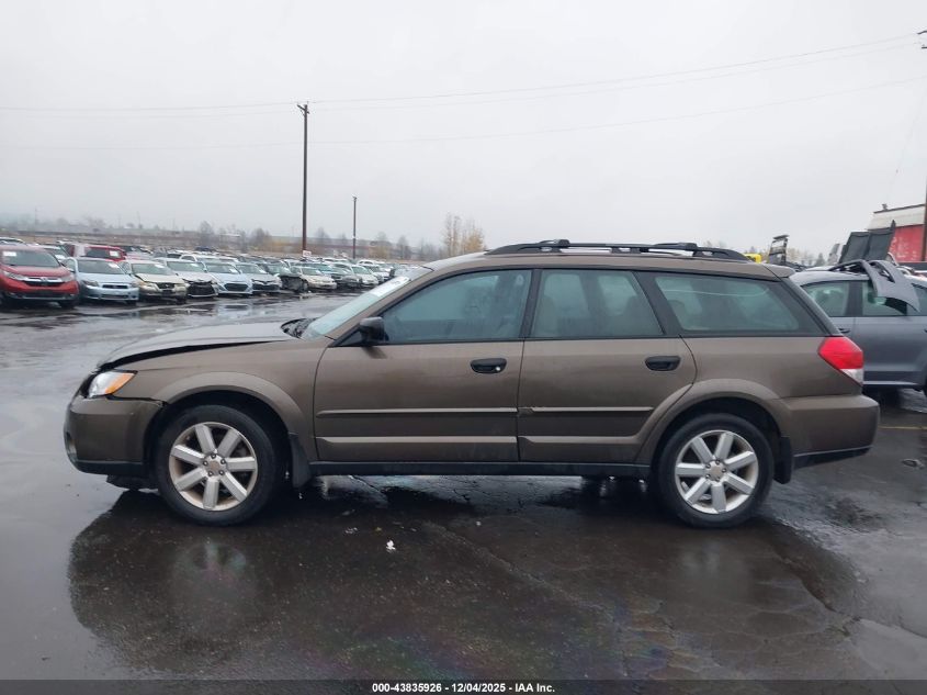 2008 Subaru Outback 2.5I/2.5I L.l. Bean Edition VIN: 4S4BP61C487341013 Lot: 43835926