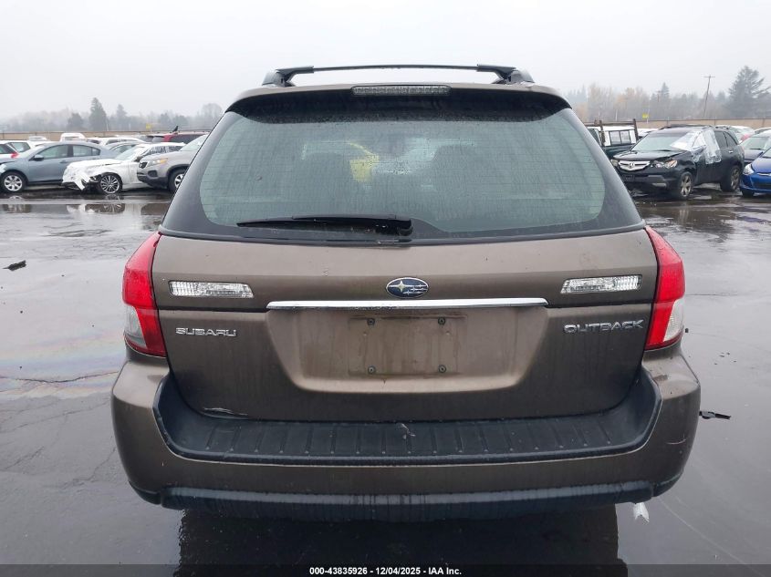 2008 Subaru Outback 2.5I/2.5I L.l. Bean Edition VIN: 4S4BP61C487341013 Lot: 43835926
