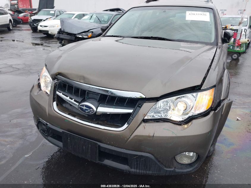 2008 Subaru Outback 2.5I/2.5I L.l. Bean Edition VIN: 4S4BP61C487341013 Lot: 43835926