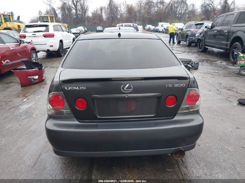 2004 Lexus Is 300 VIN: JTHBD192340084519 Lot: 43835931