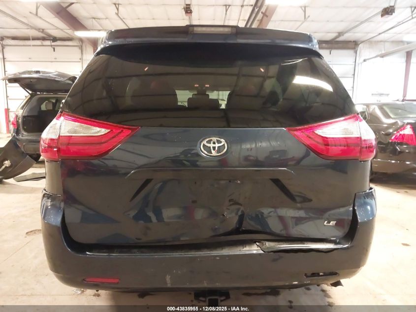 2018 Toyota Sienna Le 8 Passenger VIN: 5TDKZ3DC7JS920971 Lot: 43835955