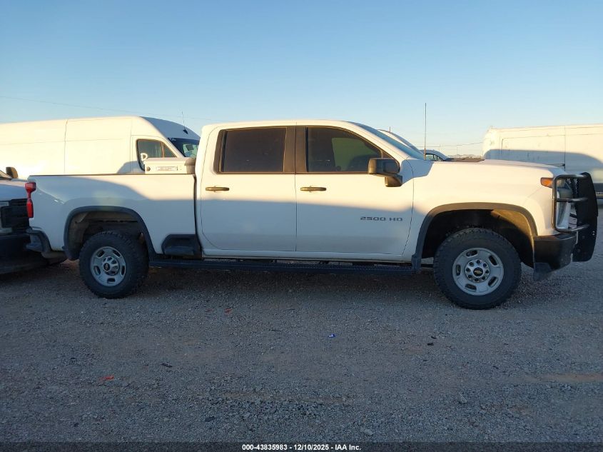 2022 Chevrolet Silverado 2500Hd 4Wd Standard Bed Wt VIN: 1GC1YLE74NF225076 Lot: 43835983