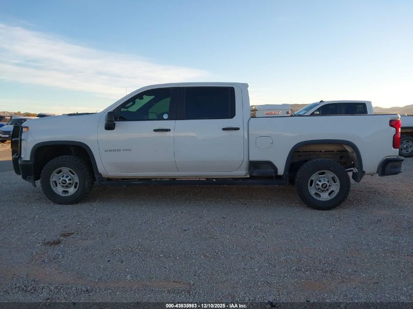 2022 Chevrolet Silverado 2500Hd 4Wd Standard Bed Wt VIN: 1GC1YLE74NF225076 Lot: 43835983