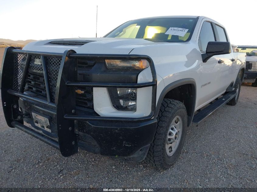 2022 Chevrolet Silverado 2500Hd 4Wd Standard Bed Wt VIN: 1GC1YLE74NF225076 Lot: 43835983