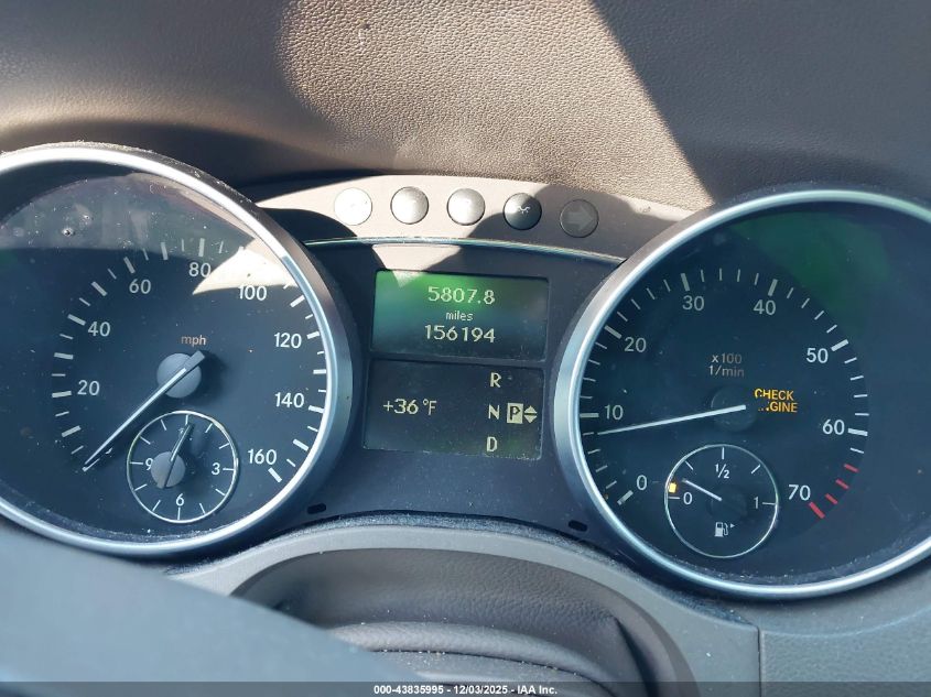 2006 Mercedes-Benz Ml 350 4Matic VIN: 4JGBB86E36A132124 Lot: 43835995