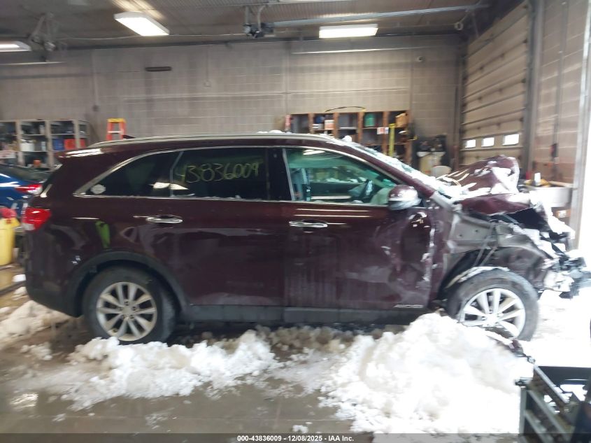 2016 Kia Sorento 3.3L Lx VIN: 5XYPGDA57GG177371 Lot: 43836009
