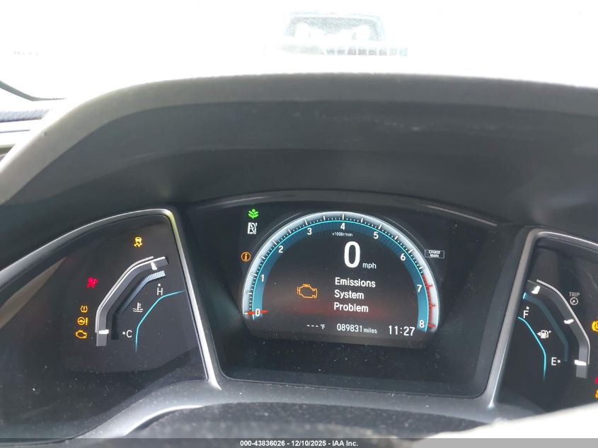 2016 Honda Civic Ex VIN: 19XFC2F78GE073815 Lot: 43836026