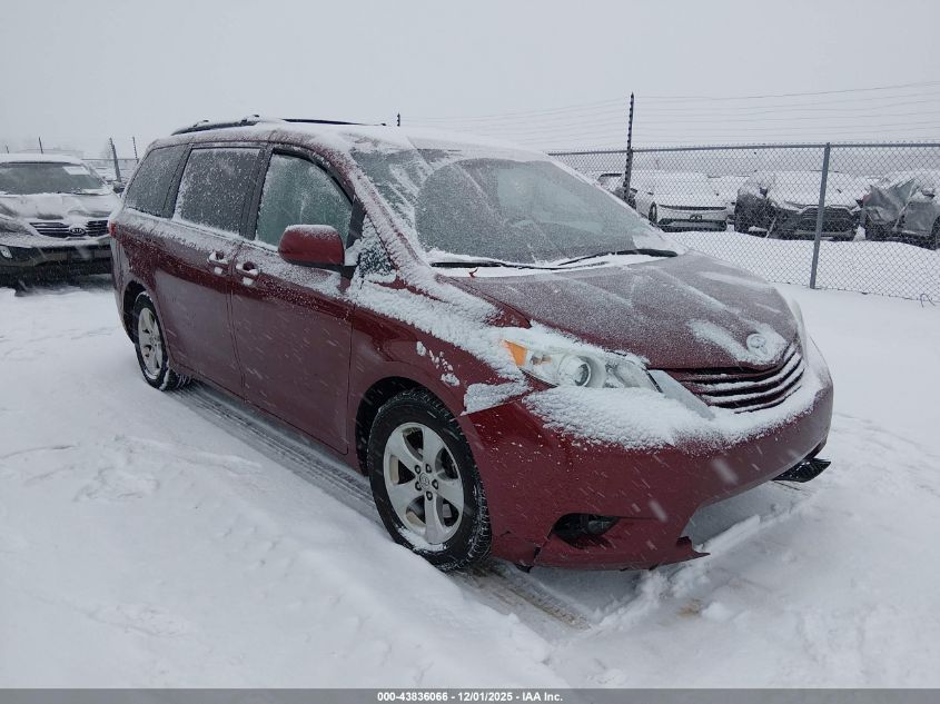 TOYOTA SIENNA LE 8 PASSENGER