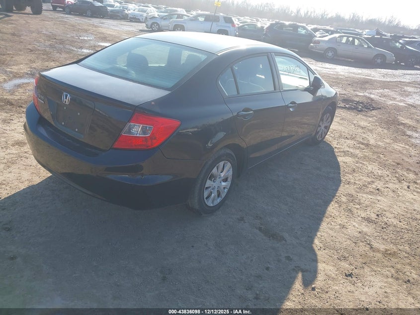 19XFB2F58CE019491 2012 HONDA CIVIC photo no. 4