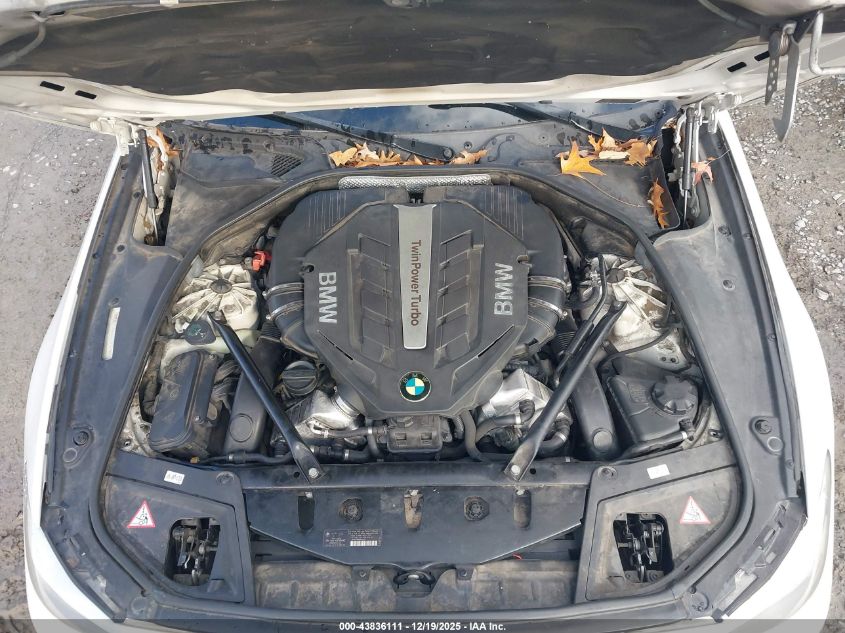 2013 BMW 550I VIN: WBAFR9C5XDDX79821 Lot: 43836111