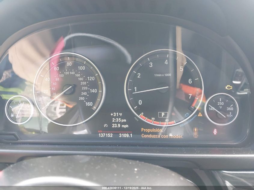 2013 BMW 550I VIN: WBAFR9C5XDDX79821 Lot: 43836111