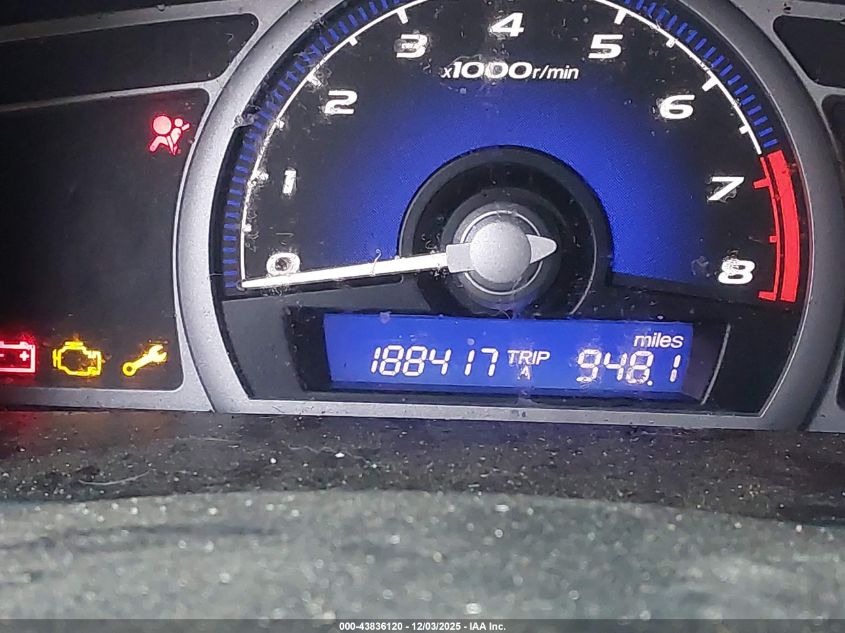 2007 Honda Civic Ex VIN: 2HGFG12827H520836 Lot: 43836120