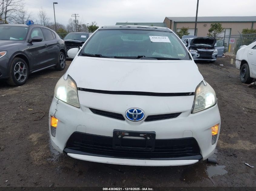 2012 Toyota Prius Three VIN: JTDKN3DU3C5498078 Lot: 43836221